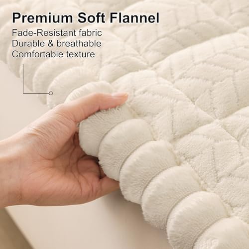Smiry Couch Cover for Dogs, Non Slip Fuzzy Pet Sofa Arm Covers Washable