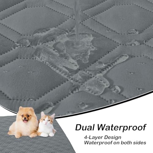 hyha Waterproof Dog Bed Blanket - Soft Pet Blanket & Sofa Cover for Dogs