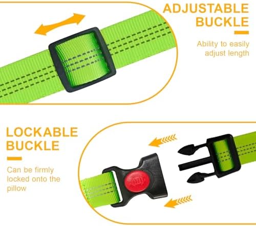 2-Pack Dog Car Seat Belt, 3-in-1 Headrest-Mounted Dog Seatbelt for Car, Adjustable Nylon Pet Safety Leash with Elastic Buffer & Reflective Stitching, Durable Car Harness for Dogs Fits Most Vehicles