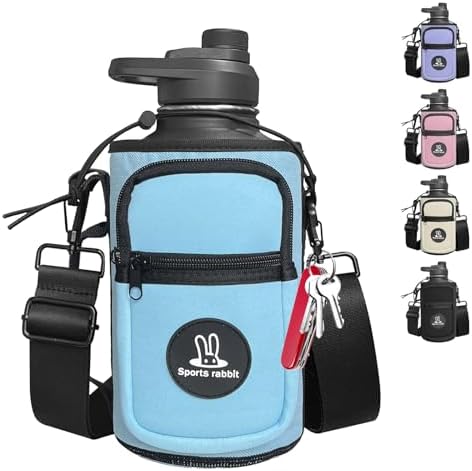 Sports rabbit Universal Water Bottle Holder with Strap & Phone Pocket