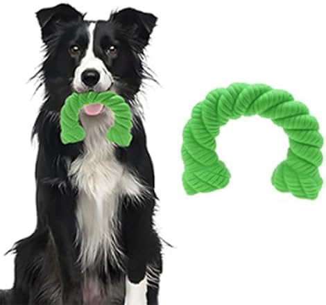 COOLHOOD Natural Rubber Dog Chew Toy with Durability for Aggressive Chewers Promotes Dentals Health Easy