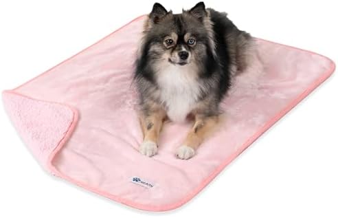 PetAmi Waterproof Dog Blanket Puppy Cat Medium Couch Cover, 29x40 Pink