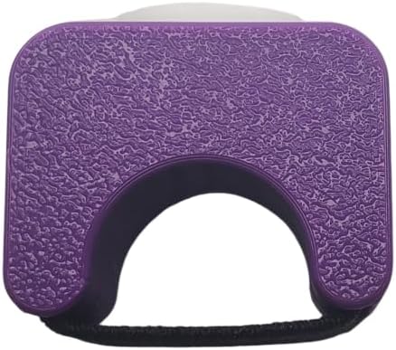 Hands-Free Dog Training Clicker Ring - Loud 95 dB Finger Clicker for Dogs, Puppies, Cats & Birds, Fits Any Finger, No Batteries (Purple)