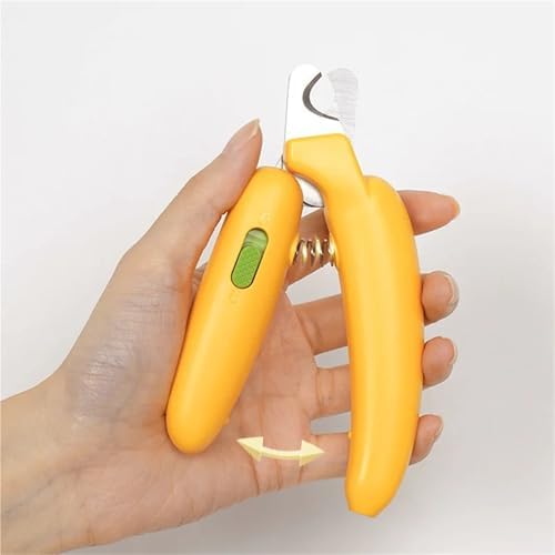Pet Nail Clippers Professional Pet Nail Clippers for Dogs & Cats – Stainless Steel Safety Guard with Comfort Grip Handle(Color2)