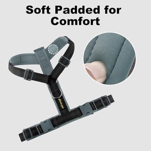 Plutus Pet No Pull Dog Harness, Adjustable Nylon Harness with Soft Padding