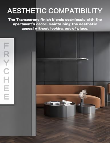 ‎‎Frychee Clear Self-Adhesive Wall Corner Protectors，Corner Guards & Edge Protector for Wall Door Frame Cabinet Baseboard & Door, Table, Stair (24, 32" X 1.0")