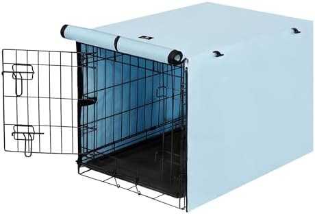 X-ZONE PET Dog Crate Cover Waterproof Kennel Cover, 36 in Blue