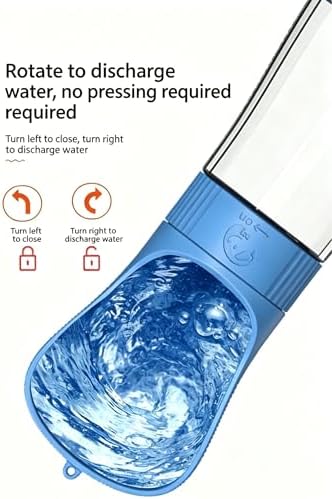 Portable Dog Water Bottle Wide Mouth 330/510ml Travel Dispenser