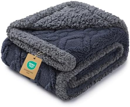 Luciphia Waterproof Blanket for King Bed Reversible Fleece Couch Cover
