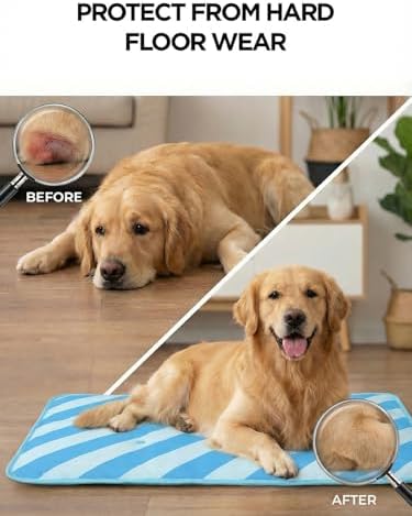 furrybaby Cooling Mat for Dogs,Stylish Patterns,Self Cooling Indoor Outdoor