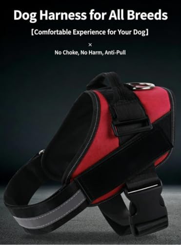 Dogshood Dog Harness, No-Pull Harness Design (Blue,XXL)