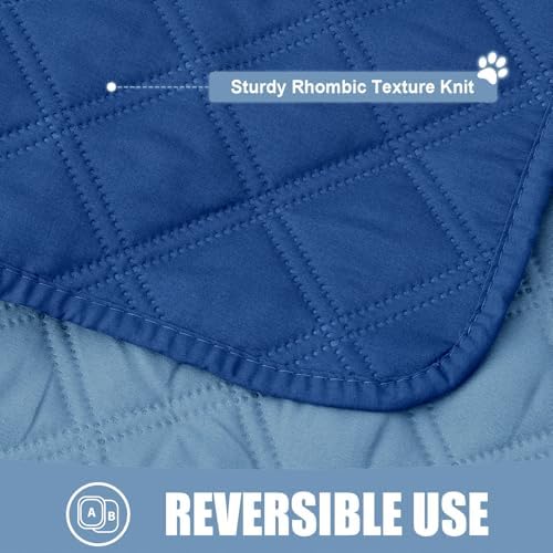 Smiry Waterproof Reversible Pet Couch Covers for Dogs