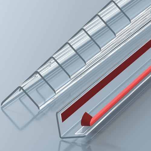 Self-Adhesive Clear Wall Corner Protector - 8Pack, 31.5 x 1.18 in