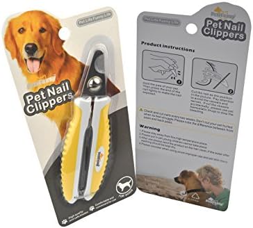 Professional-Grade Dog Nail Clippers with Protective Guard, Safety Lock and Nail File - Suitable for Small, Medium and Large Breeds (Large)