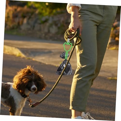 POPETPOP Lightweight Poop Bag Clip Hands Waste Carrier for Leash Poop Holder for Running Biking and Walking for Pet Owners