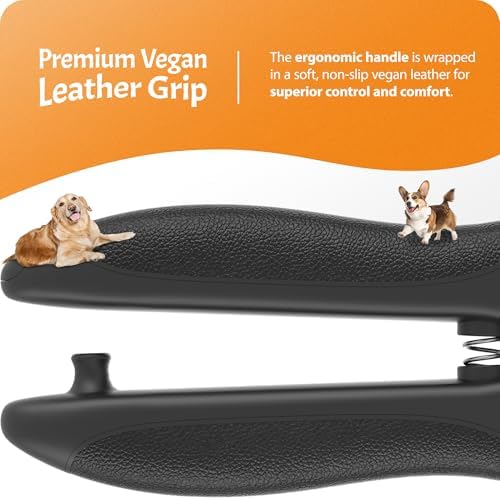 Pawsibility Pet Nail Clipper PRO 2026 - Quick-Vision LED Light | 2-Stage Adjustable Professional-Grade Blade | Adjustable Magnifier Safety Guard - for Cats, Small, Medium and Large Dogs - Black