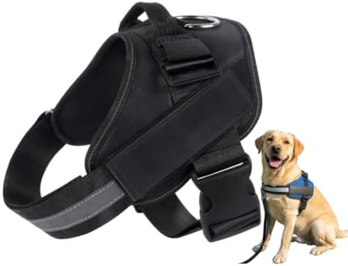 Dogshood Dog Harness, No-Pull Harness Design (Black,XS)
