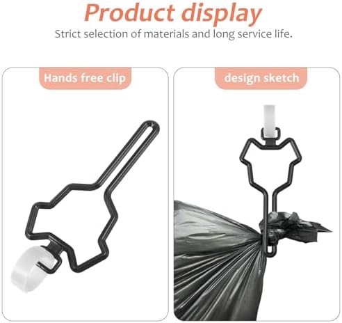 Gadpiparty Dog Poop Bag Holder with 10pcs Leakproof Waste Bags Hands-free Dog Leash for Outdoor Walking