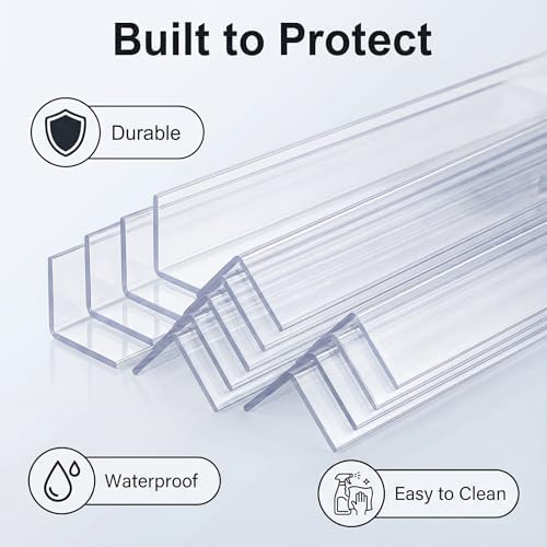 Clear Self-Adhesive Wall Corner Protectors，Corner Guards & Edge Protector for Wall Door Frame Cabinet Baseboard & Door, Table, Stair (3x40cm/1.18x15.75in)
