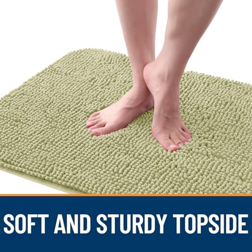 OLANLY Dog Door Mat for Muddy Paws 70x46, Super Absorbent Chenille Mud Mat
