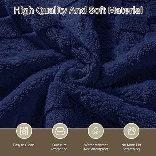 Foxdecor Couch Cover for Dogs Sofa Covers Non Slip Couch Pad Pet Friendly