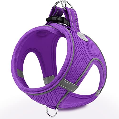Joytale Step-in Dog Harness, Soft Breathable Mesh, Purple XS