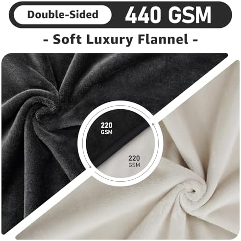 LOOBANI Waterproof Dog Blanket for Small Dogs, Pet Blanket 30" x 40", Black