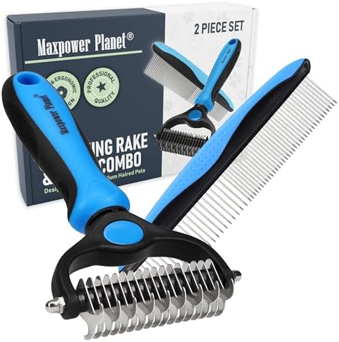 Maxpower Planet Pet Grooming Rake and Dematting Comb, Pet Pro
