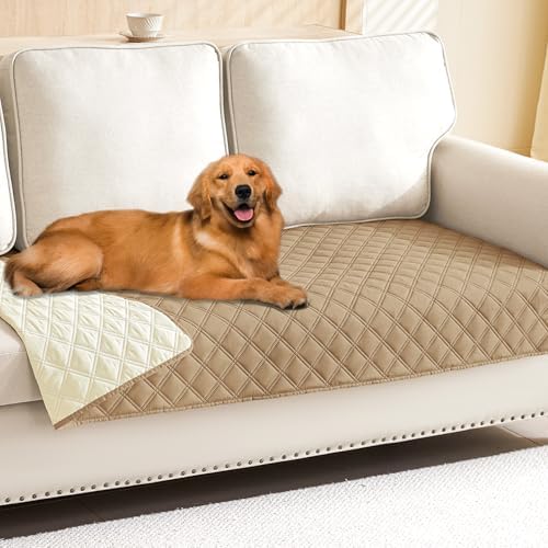 Smiry Waterproof Reversible Pet Couch Covers for Dogs