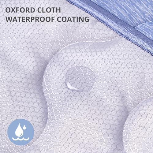 Cooling Mat for Dogs, 28"x 19" Thick & Durable Dog Cooling Mat, Q-MAX>0.45, Double-Sided Cooling Pet Pad, Washable Portable Dog Cooling Mat for Couch, Crate & Car - M - Blue