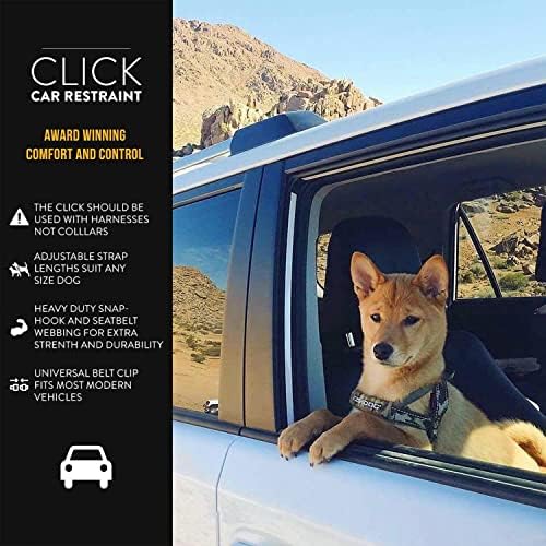 EzyDog Click - Dog Seat Belt Car Restraint - 17in - 26in