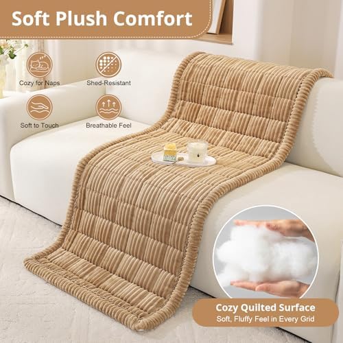 OstepDecor Couch Cover for Dogs, Washable Non Slip Sofa Cover for Pets
