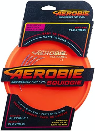 Aerobie Squidgie Disc Glow in the Dark Flying Disc - Colors May Vary