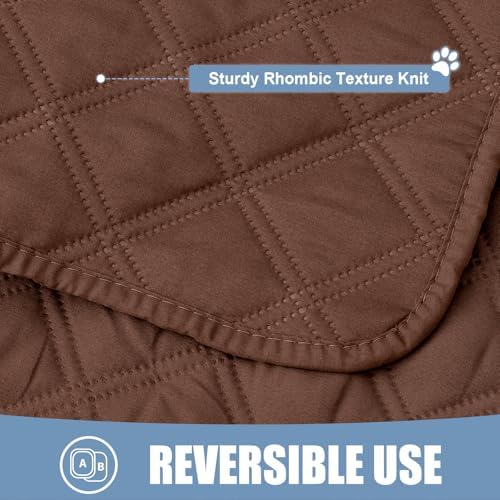 Smiry Waterproof Reversible Pet Couch Covers for Dogs