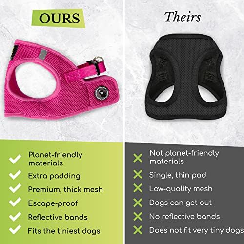 EcoBark Step in Dog Harness, Reflective & Adjustable Halter Vest, Size XL