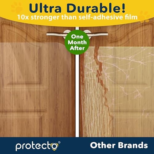 PROTECTO 2Pack Door Protector from Dog Scratching, 22x4 Door Scratch Guard