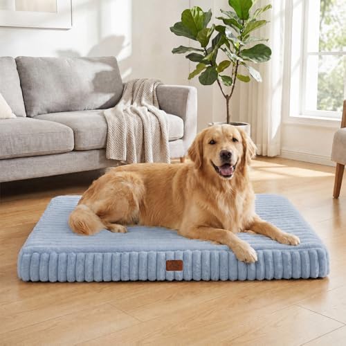 Orthopedic Dog Bed for XL Dog, Waterproof Washable Pet Bed for Crate
