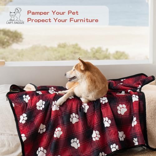 Washable Waterproof Dog Blankets for Large Dogs 50"x60"