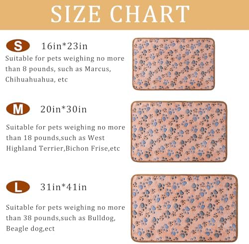 1 Pack 3 Blankets for Dog Puppy Cat (Large 41x31'', Beige, Grey, Navy)