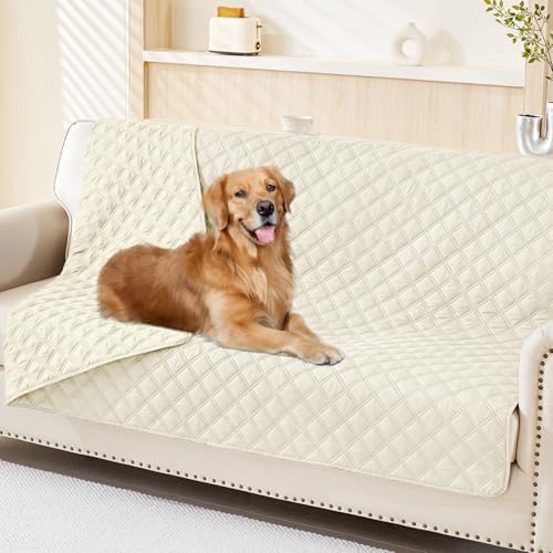 Smiry Waterproof Reversible Pet Couch Covers for Dogs