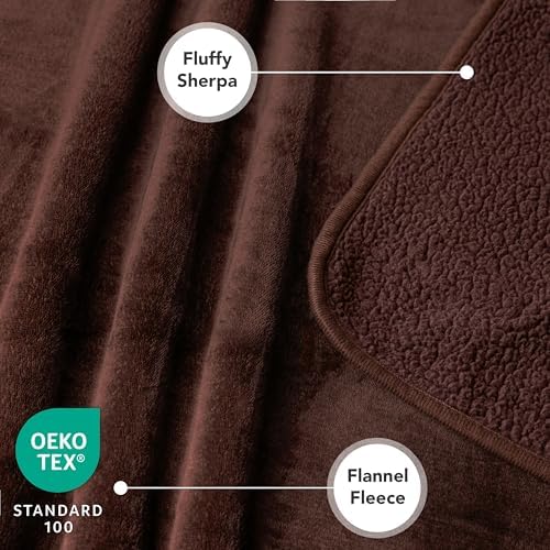 PetAmi Waterproof Dog Blanket Puppy Cat Medium Couch Cover, 29x40 Brown