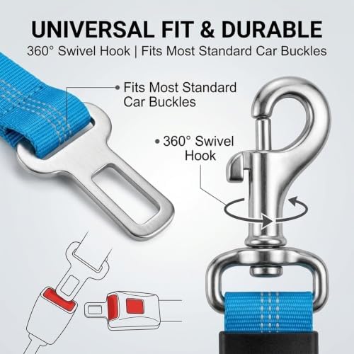 Dog Car Seat Belt Retractable Dog Seatbelt for Car
