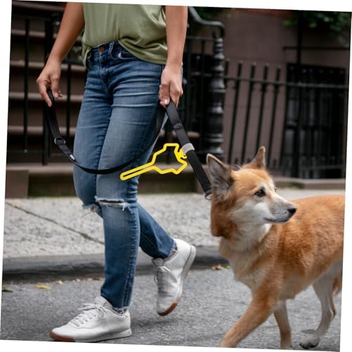 Garneck Dog Poop Bag Dispenser Hands Waste Bag Carrier Leash Clip Easy Cleanup