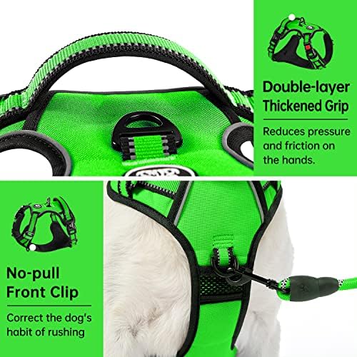 IVY&LANE No Pull Dog Harness for Small Dogs,Reflective Dog Vest Harness