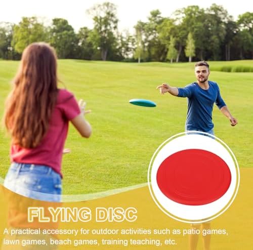 PATIKIL Flying Disc, Soft Silicone Colorful Flying Disk Flyer for Outdoor Sports Lawn