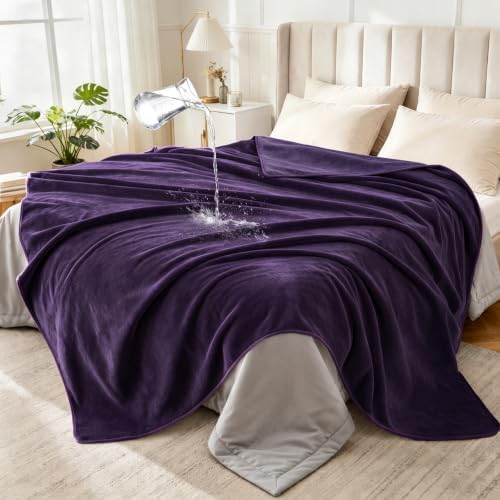 LOOBANI Waterproof Blanket for Twin Size Bed, Reversible Leakproof, 60"x80"