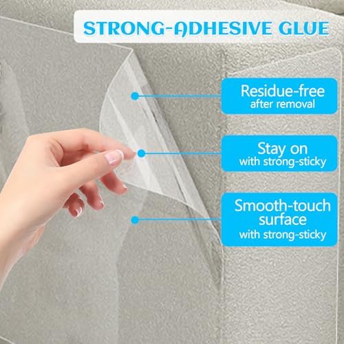 Anti Cat Scratch Furniture Protector, Couch Cat Scratch Protector, Furniture Protectors from Cats for Couch,Walls, Doors with 50 Twist Pins(11.8" x 158")