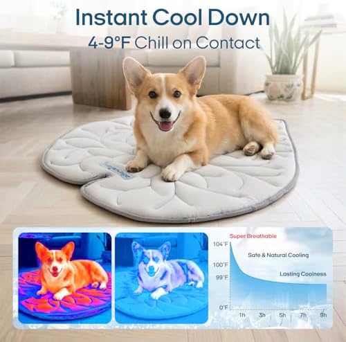 Dog Cooling Mat Washable Pet Cooling Mat, Self Cooling Mat for Dogs Large