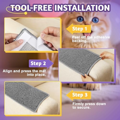 ENONCI Corner Cat Scratcher, 23.6x11.8 Furniture Furniture Protector Couches & Walls