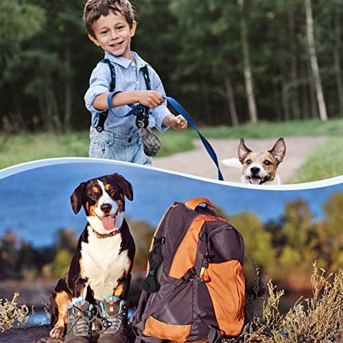 Dog Poop Bag Holder for Leash Waste Bag Carrier Dog Poop Bag Dispenser for Walking Running Bicycle Accessory 2 Pieces